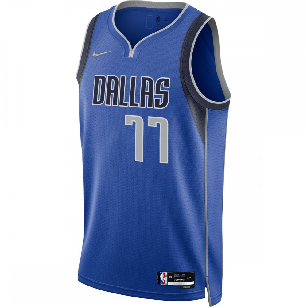 Luka Doncic Dallas Mavericks 2021/22 Diamond Swingman Jersey - Icon Edition - Blue-Pro Kit Vault | Brand New 26/27 Sports Jerseys